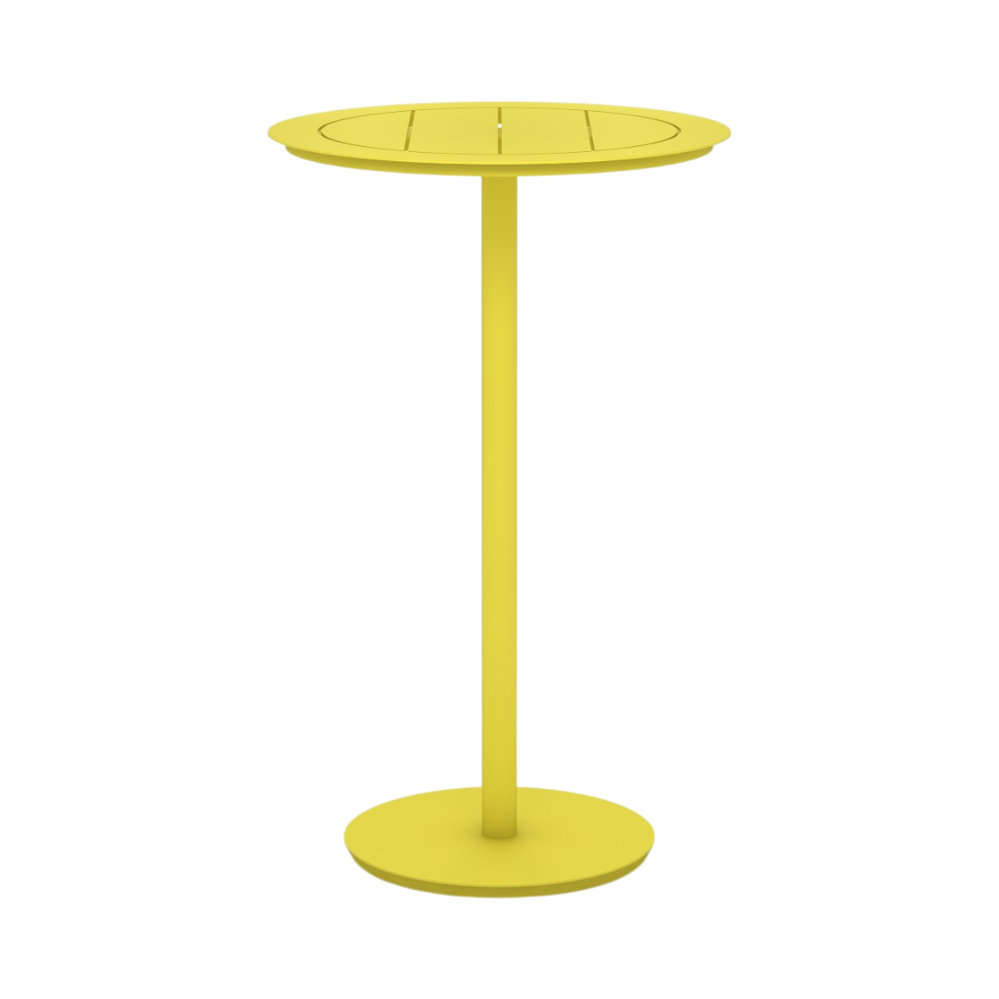 Hudson Bar Table Round – Yellow
