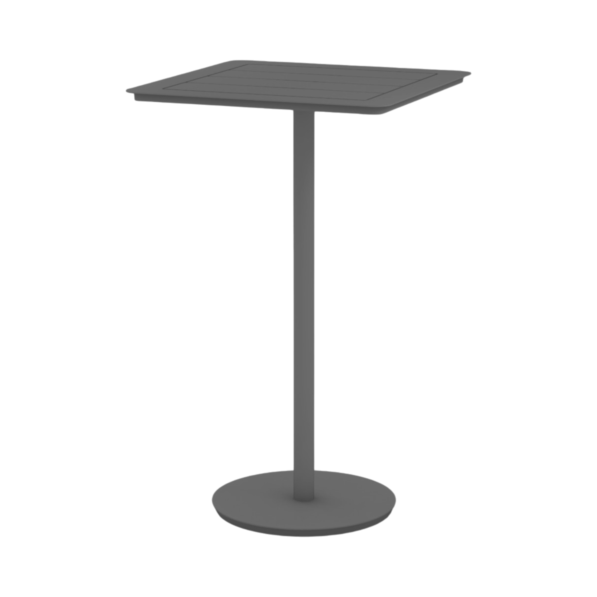 Hudson Bar Table Square – Charcoal