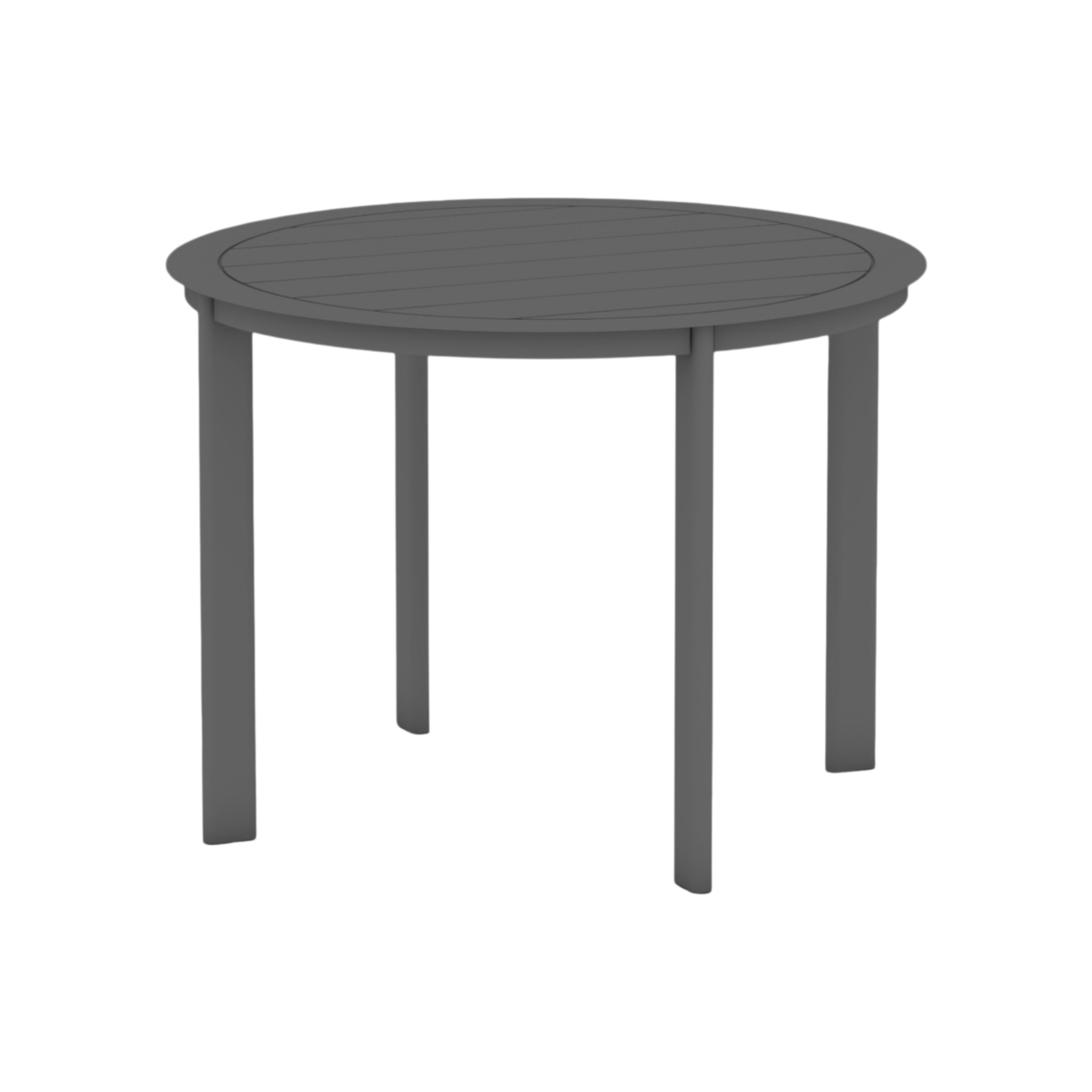 Hudson Cafe Table Round – Charcoal