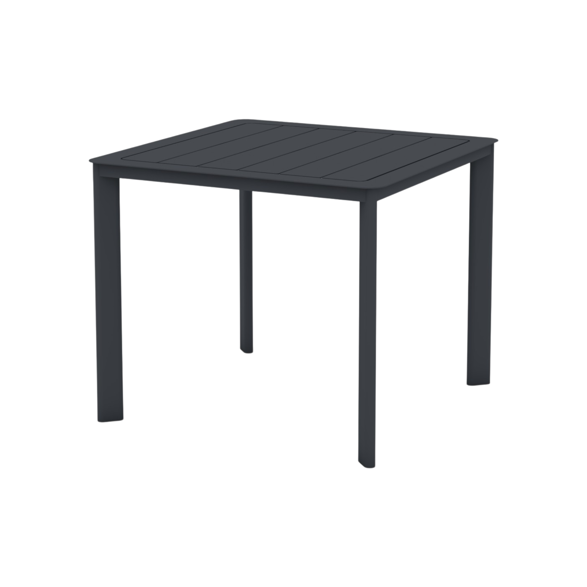 Hudson Cafe Table Square – Black