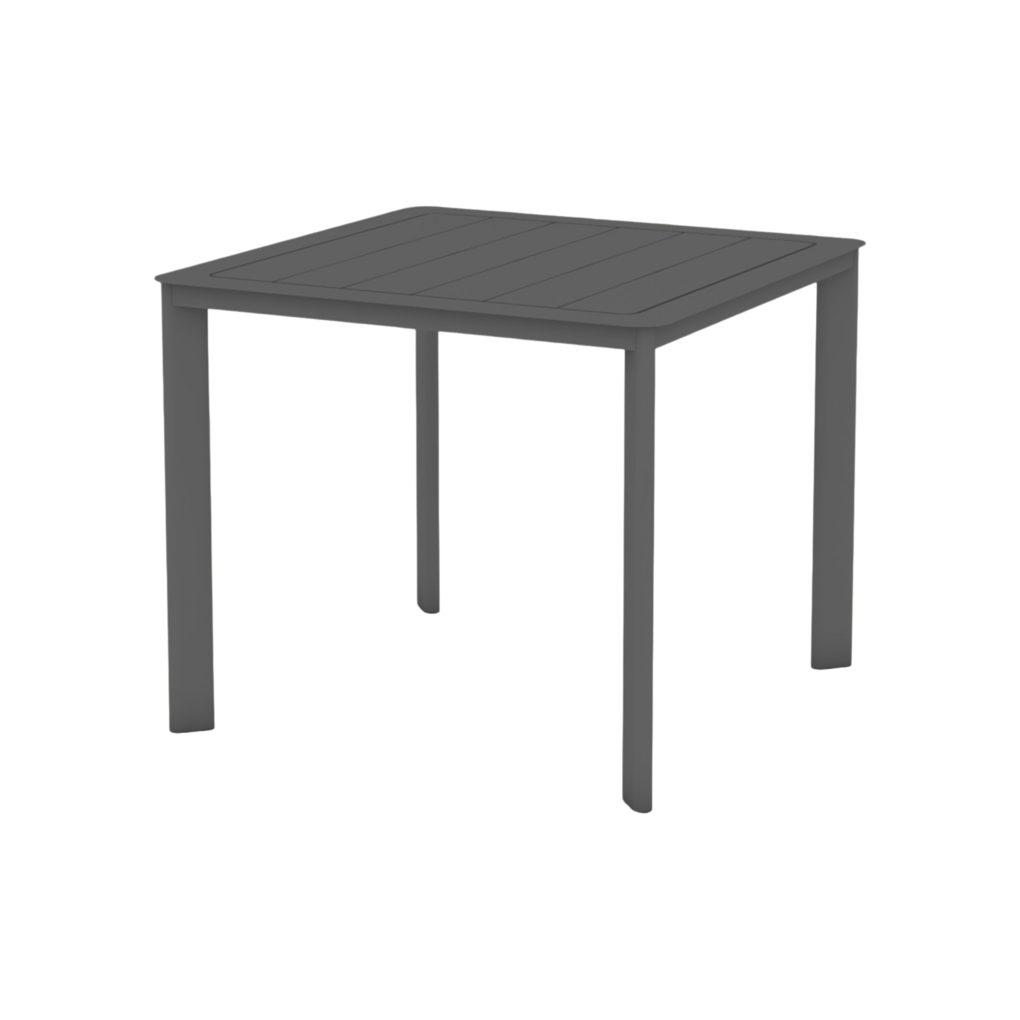 Hudson Cafe Table Square – Charcoal