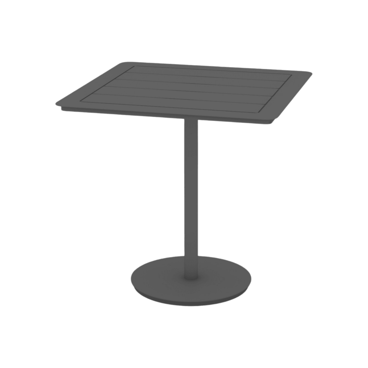 Hudson Cafe Table Square Stem - Green Loop Global