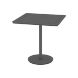 Hudson Cafe Table Square Stem – Charcoal
