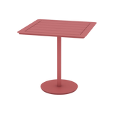 Hudson Cafe Table Square Stem – Coral