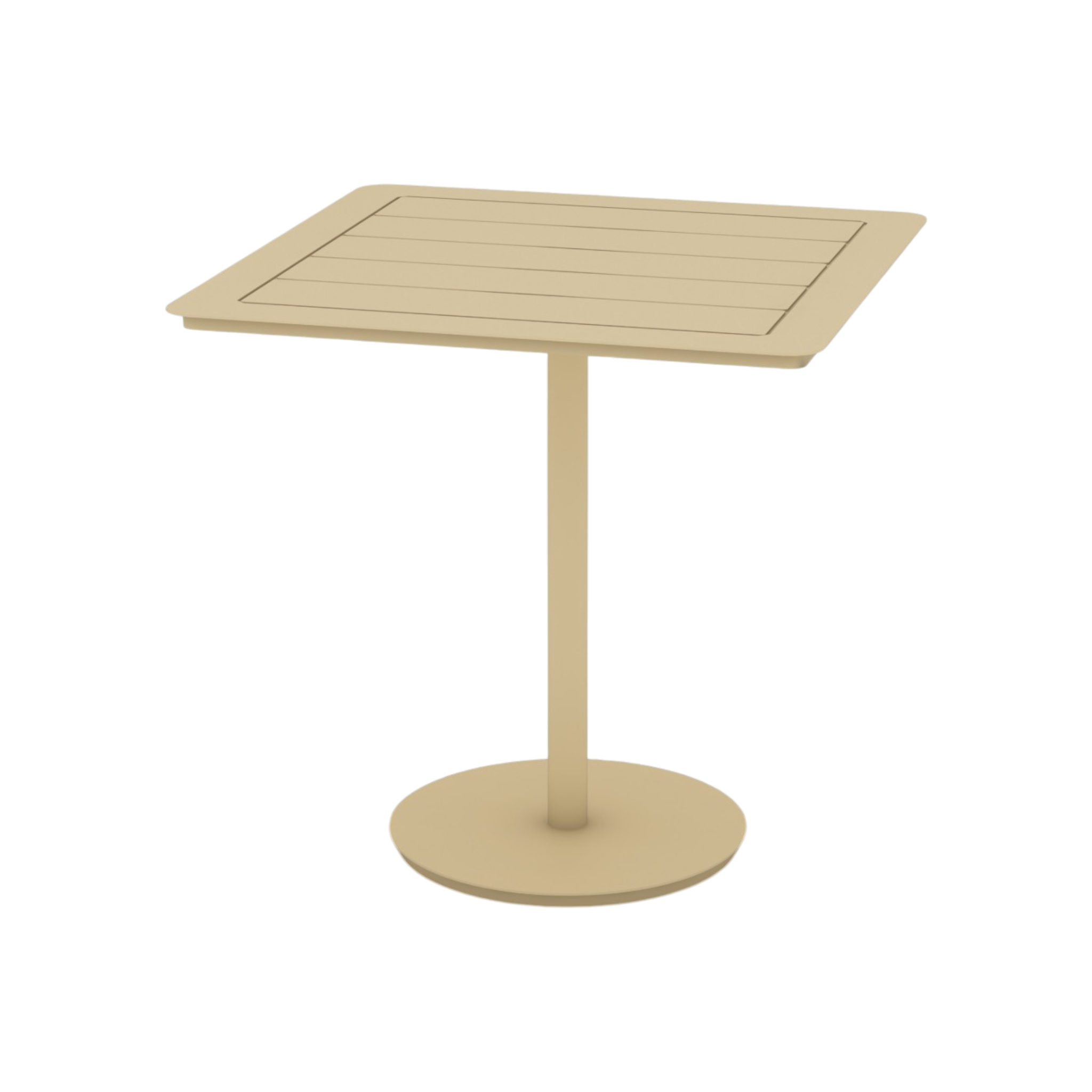 Hudson Cafe Table Square Stem – Oat