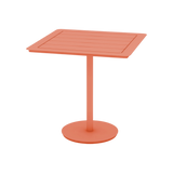 Hudson Cafe Table Square Stem – Peach