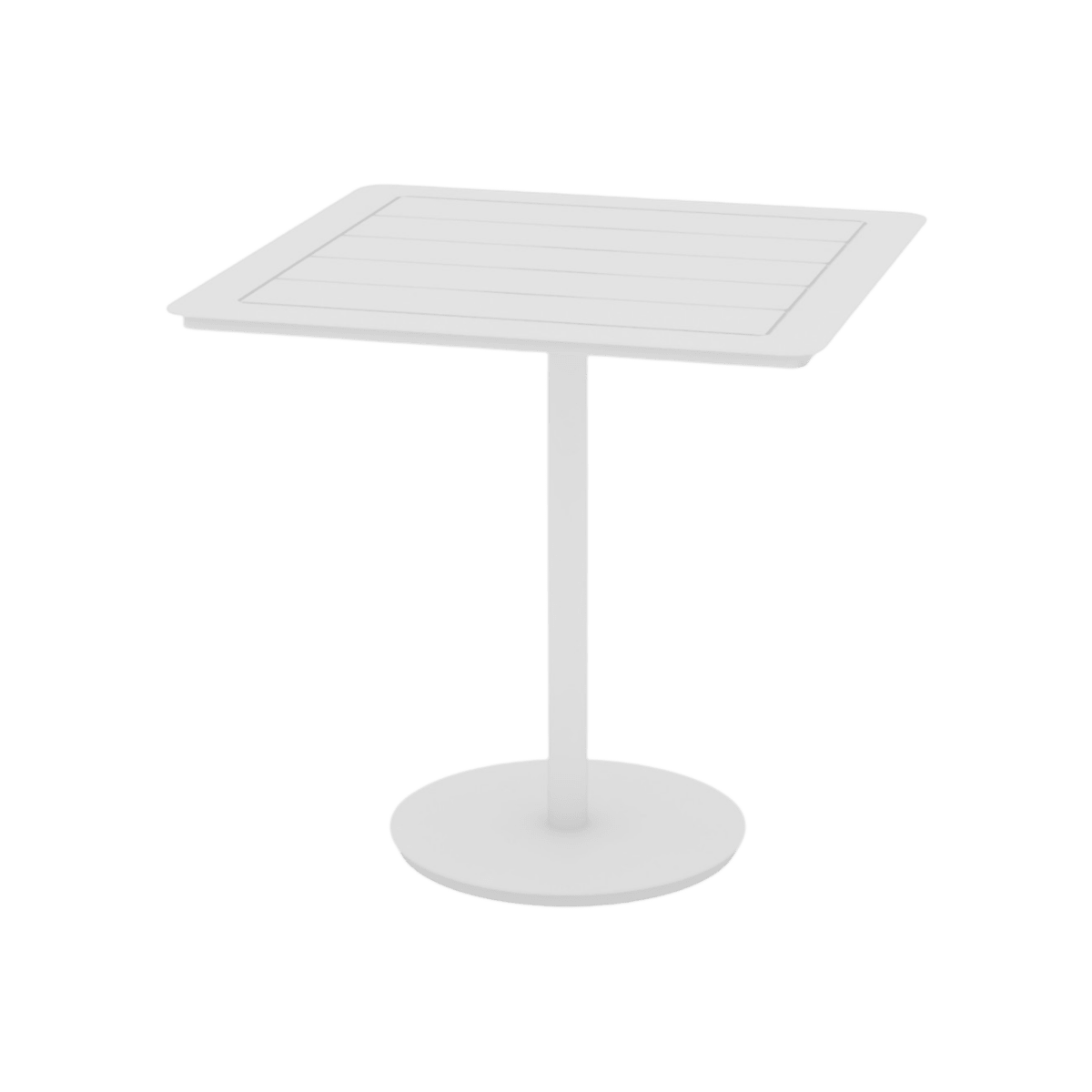 Hudson Cafe Table Square Stem - Green Loop Global
