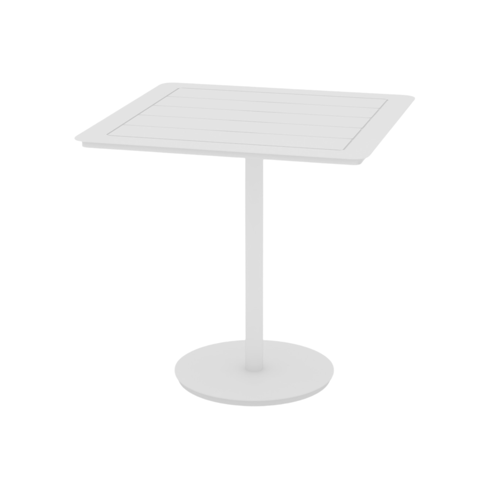Hudson Cafe Table Square Stem - Green Loop Global furniture