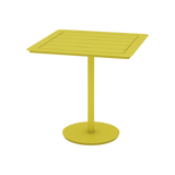 Hudson Cafe Table Square Stem – Yellow