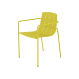 Hudson Dining Chair with Arms – Yellow