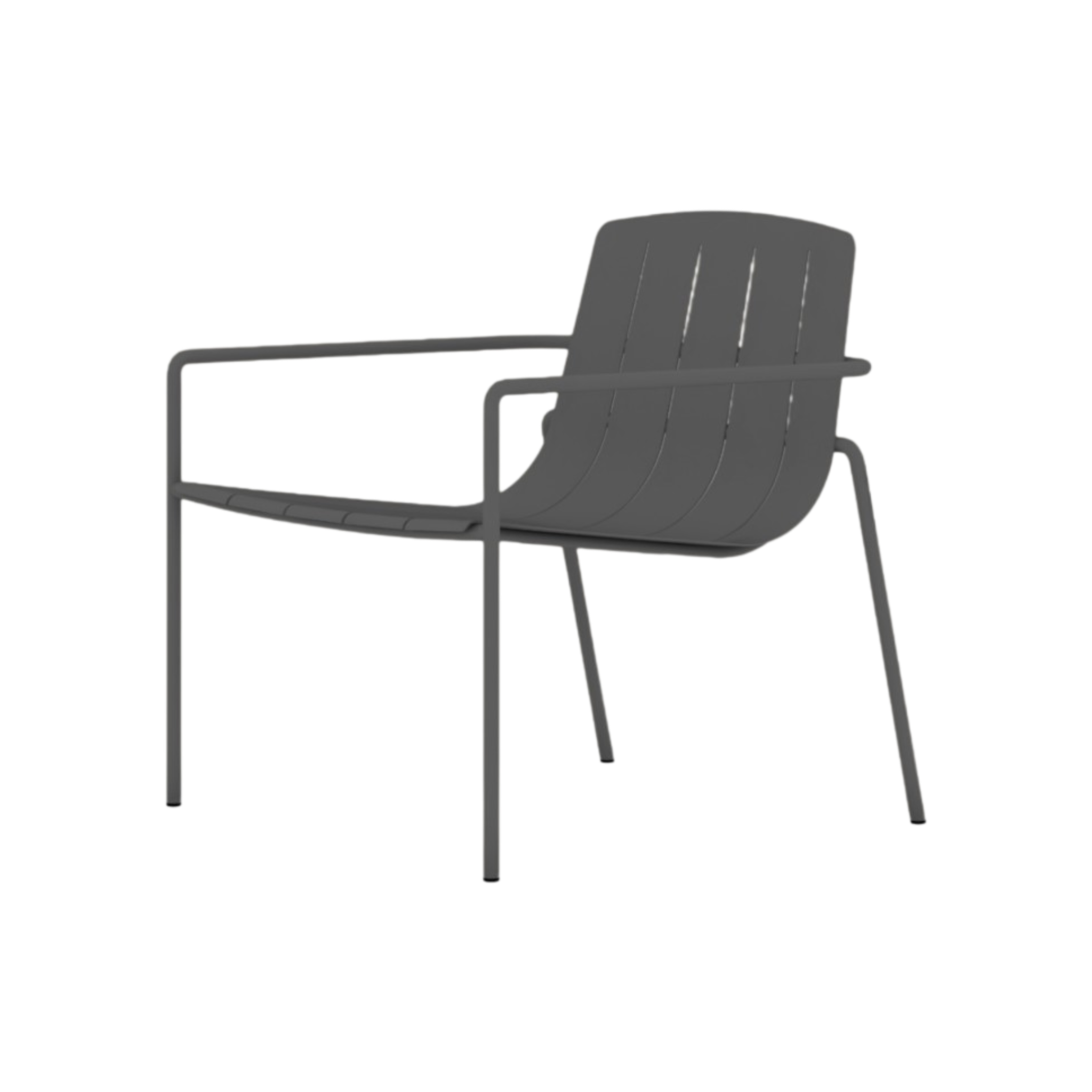 Hudson Lounge Chair – Charcoal