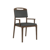 Lennox Dining Chair – Walnut Oak / Charcoal