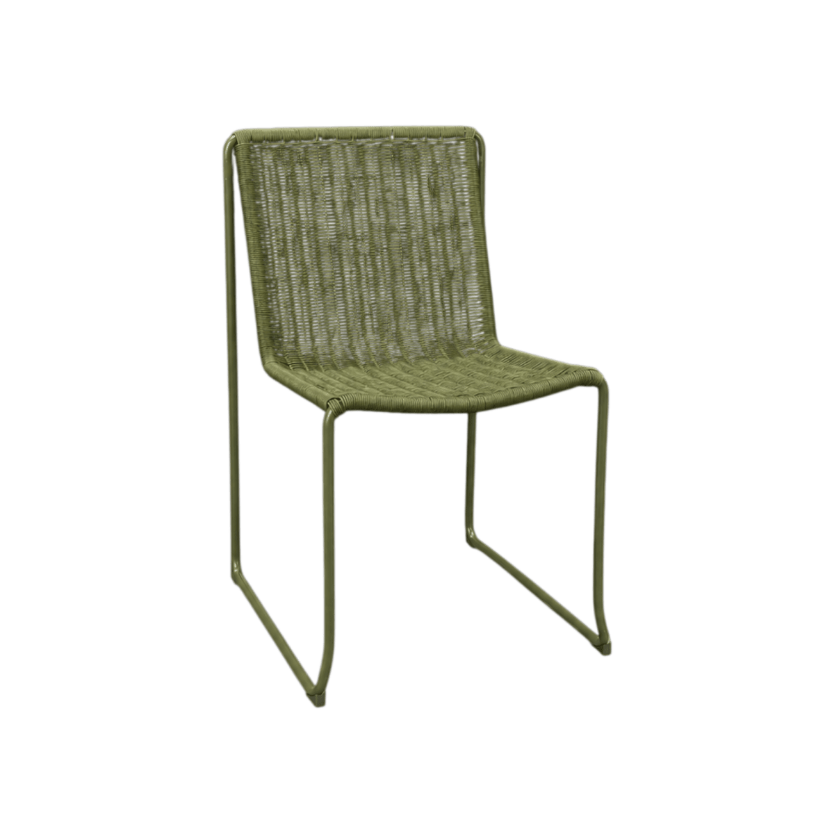 Levi Wicker Chair - Green Loop Global