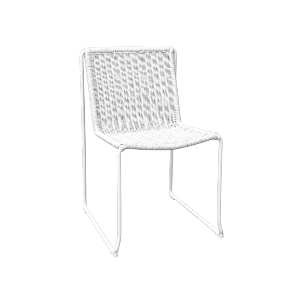 Levi Wicker Chair - Green Loop Global