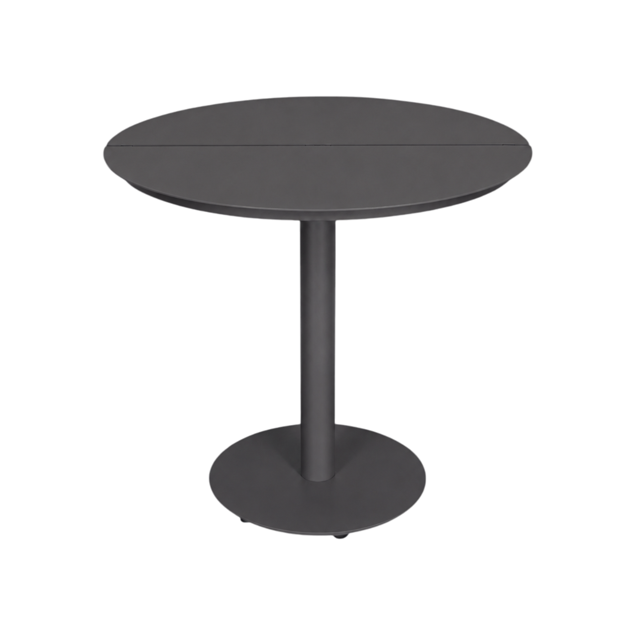Lido Cafe Table Round – Charcoal