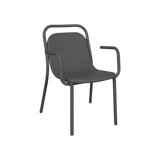 Lido Dining Chair with Arms – Charcoal