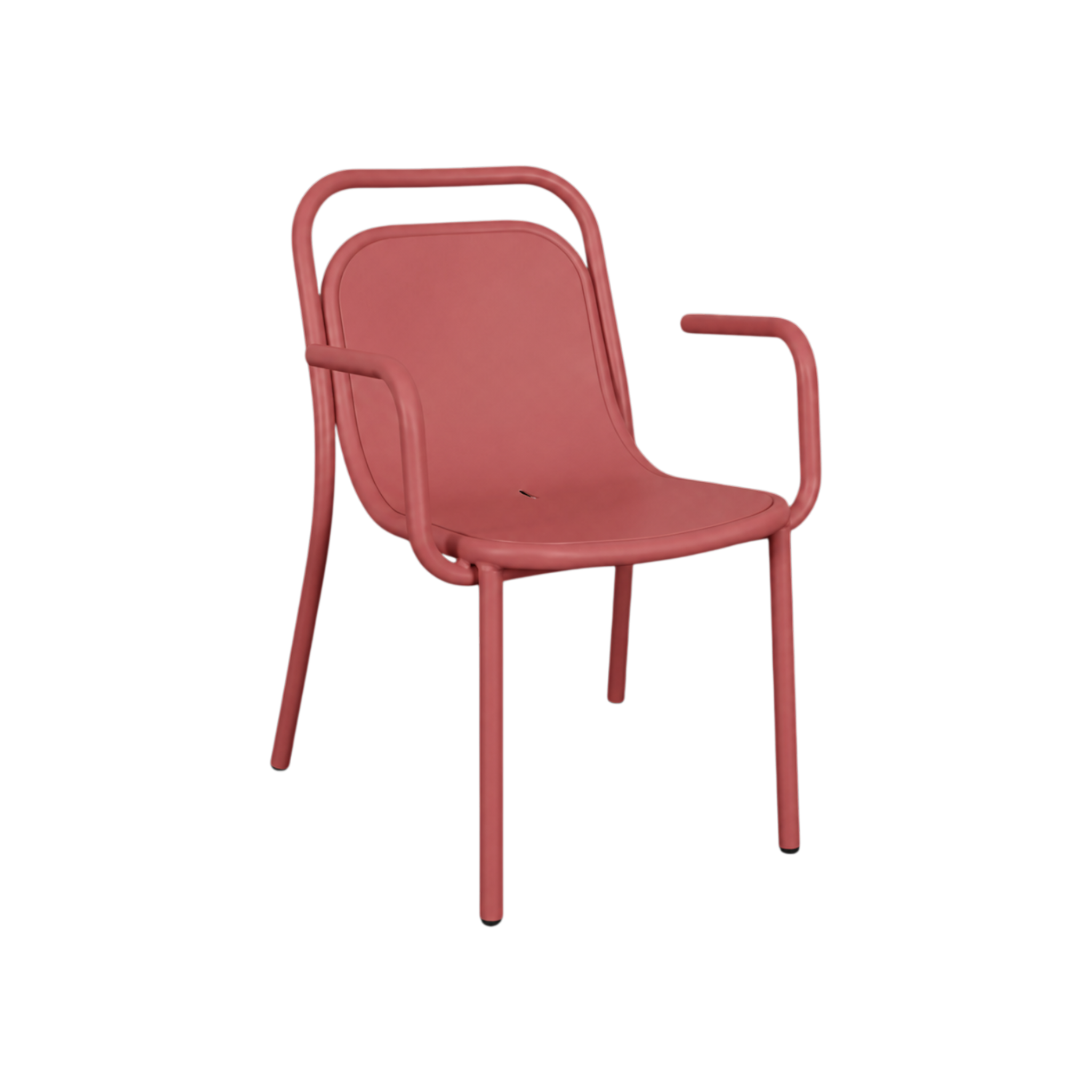 Lido Dining Chair with Arms – Coral