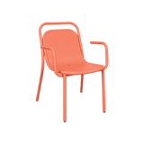 Lido Dining Chair with Arms – Peach