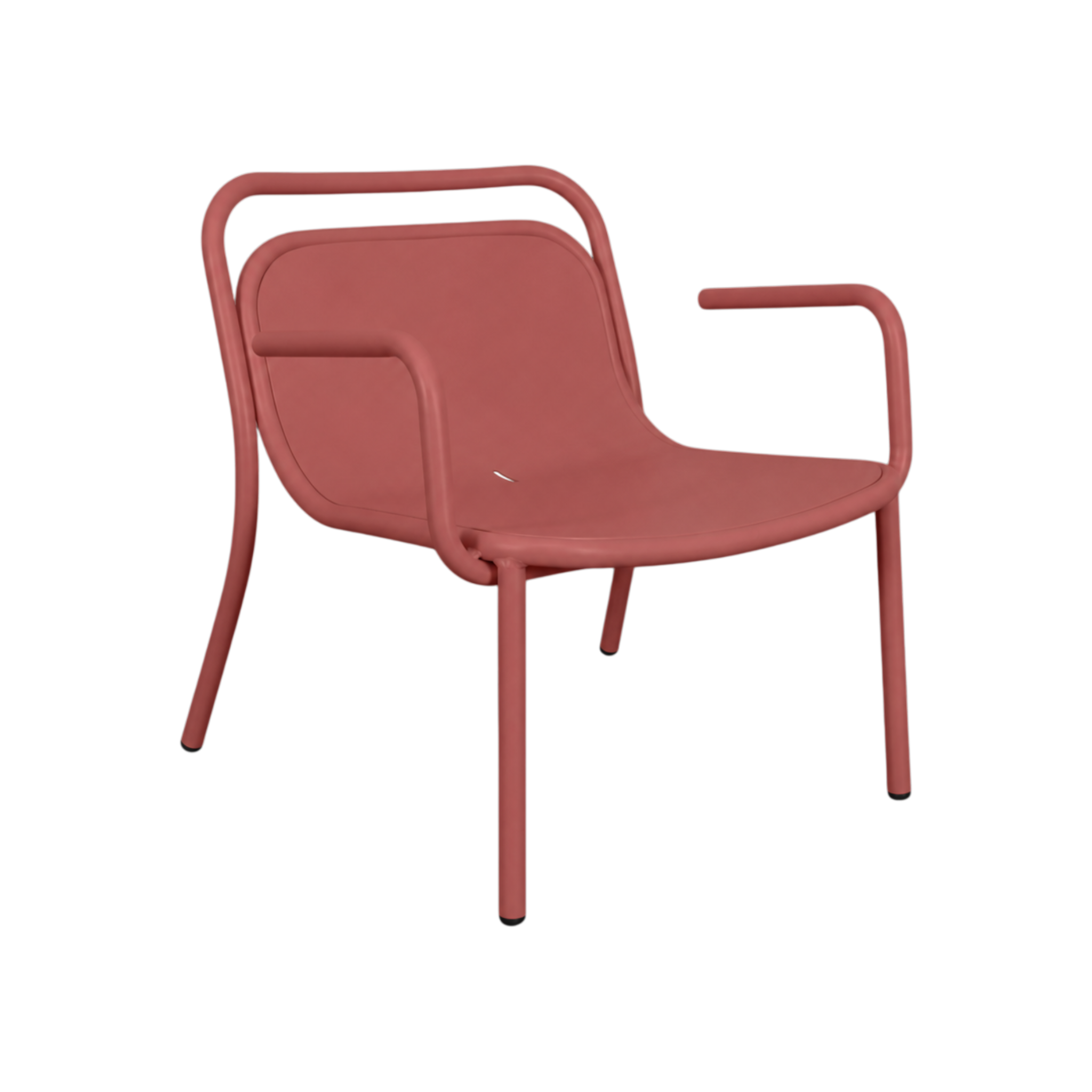 Lido Lounge Chair with Arms – Coral