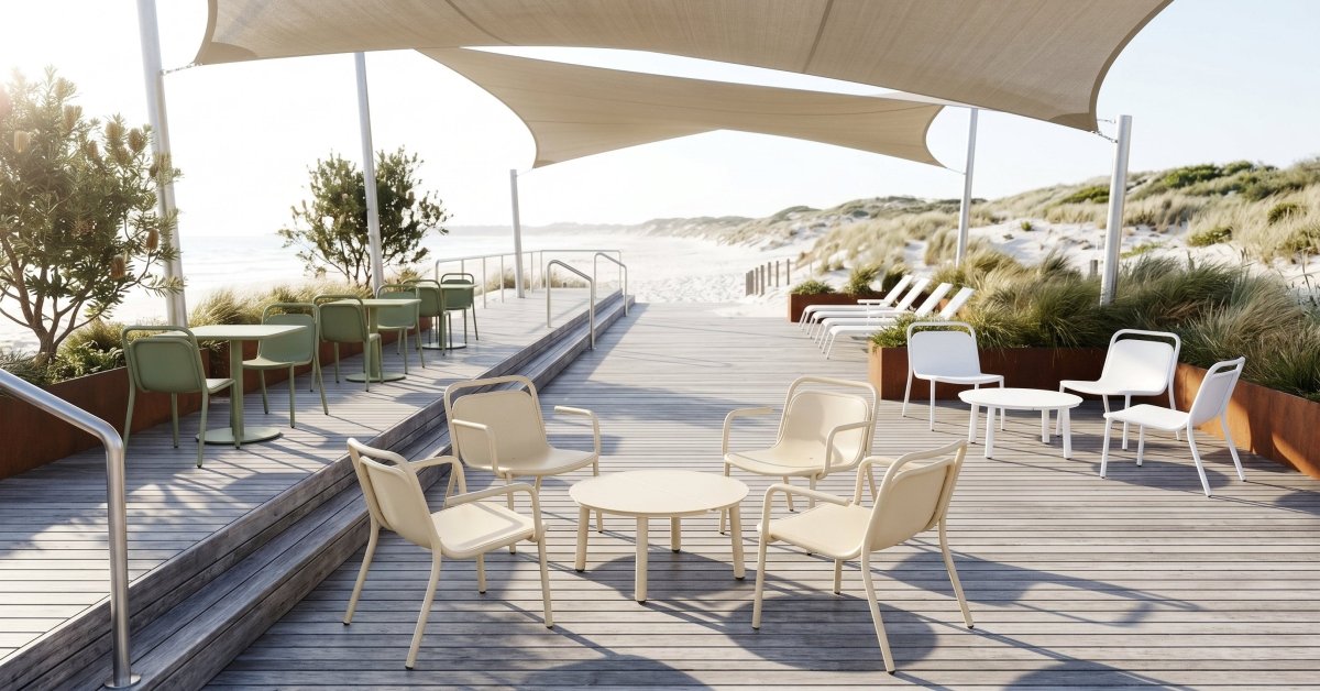 Lido Lounge Chair with Arms - Green Loop Global