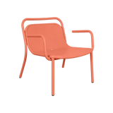 Lido Lounge Chair with Arms – Peach