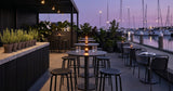Lido Cafe Table Round in-situ scene - Green Loop Global