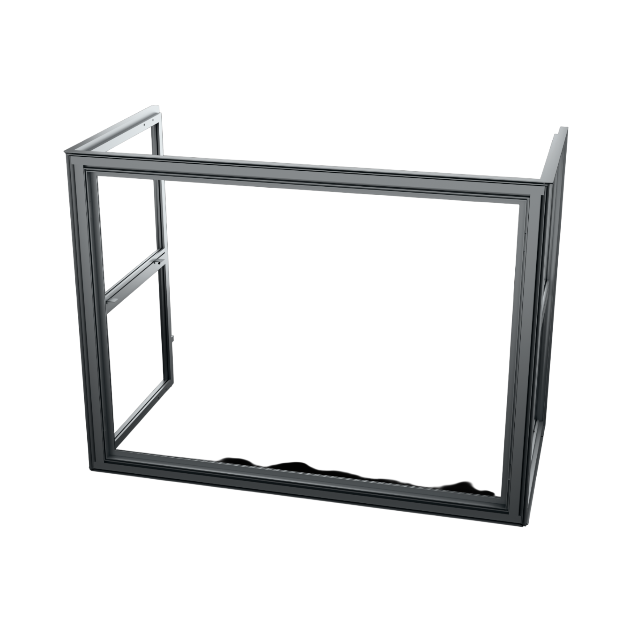 Linear Cabinet Frame - Green Loop Global furniture