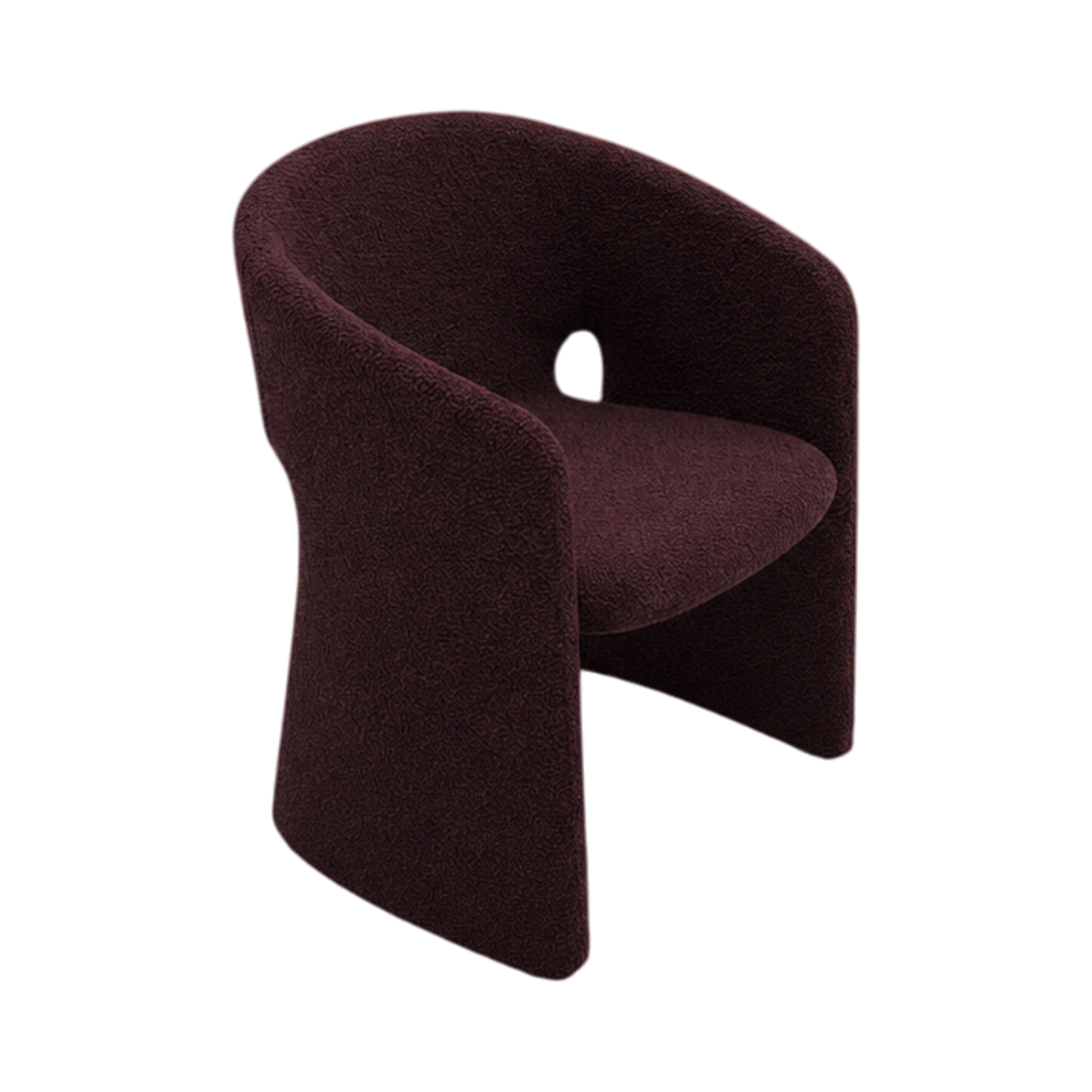 Luna Armchair – Burgundy