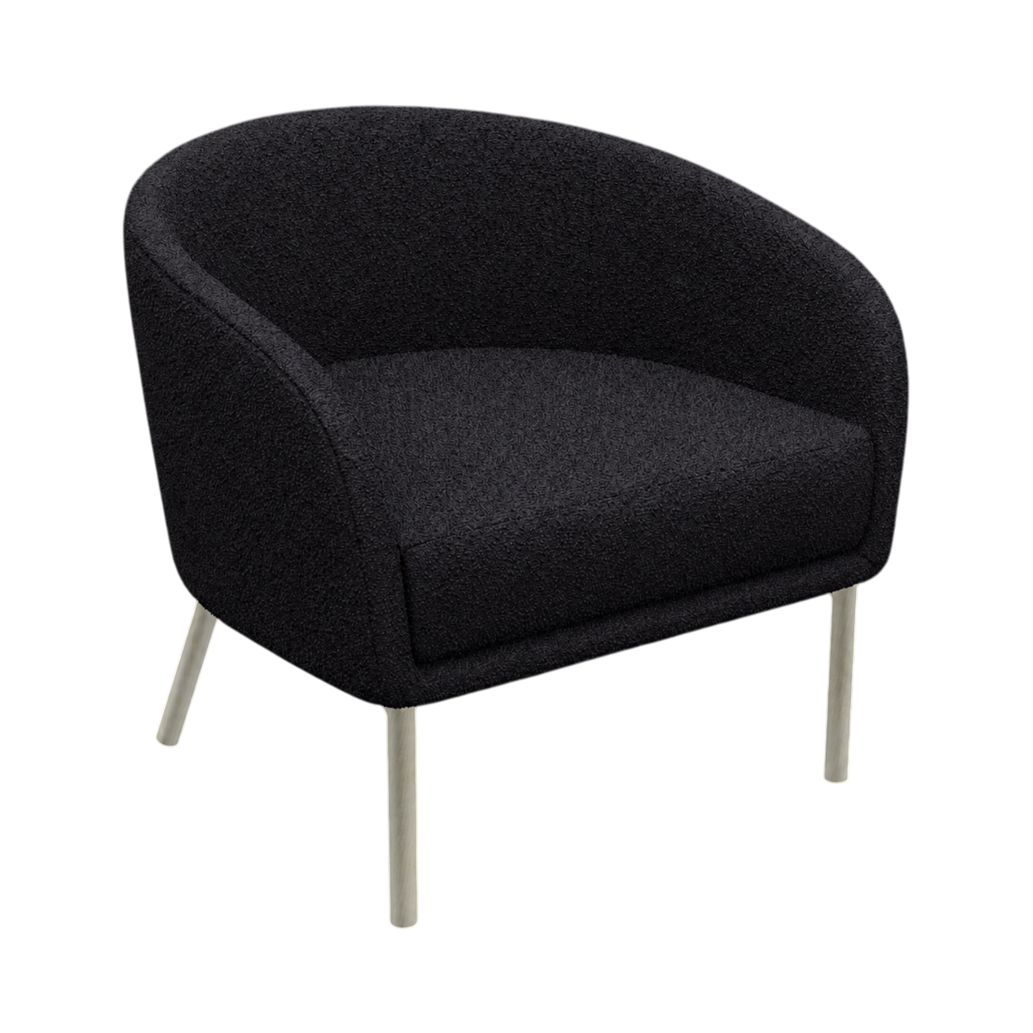 Lune Armchair – Natural Oak / Black