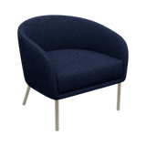 Lune Armchair – Natural Oak / Blue