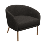 Lune Armchair – Walnut Oak / Charcoal