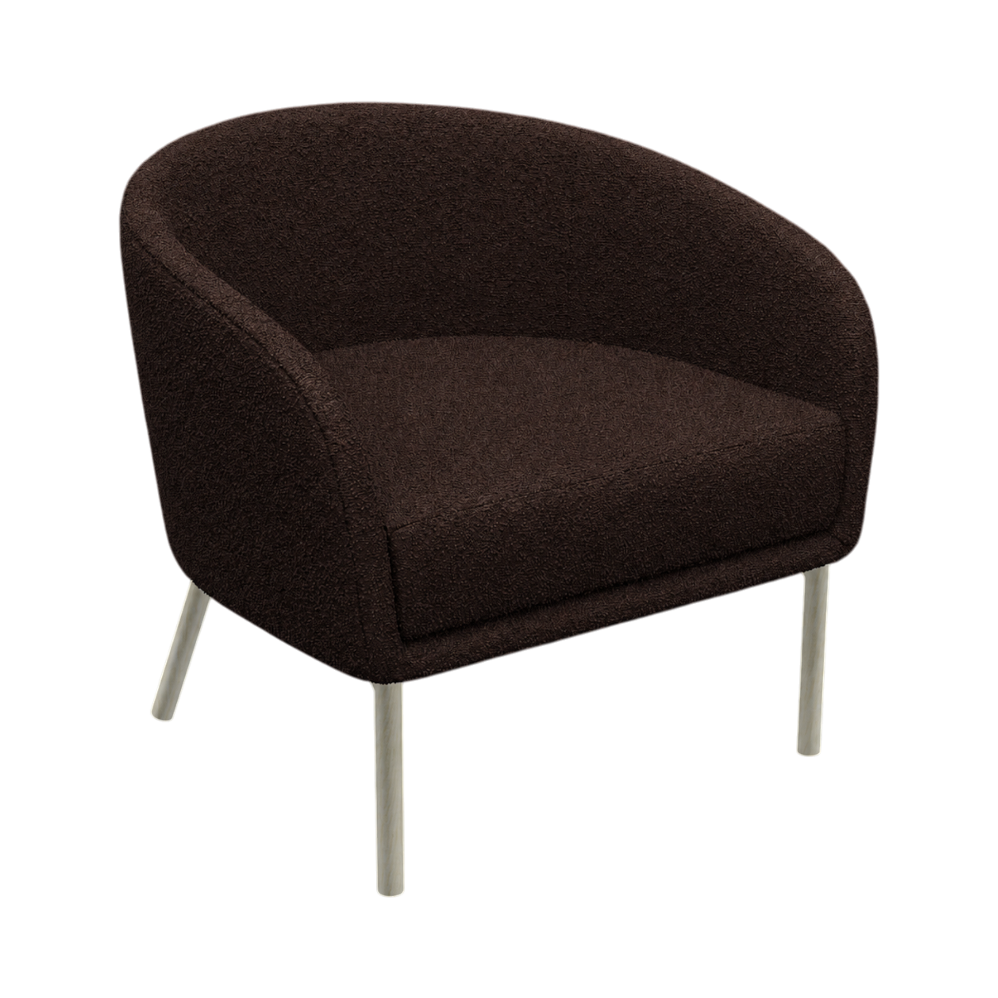 Lune Armchair – Natural Oak / Chocolate