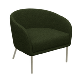 Lune Armchair – Natural Oak / Green