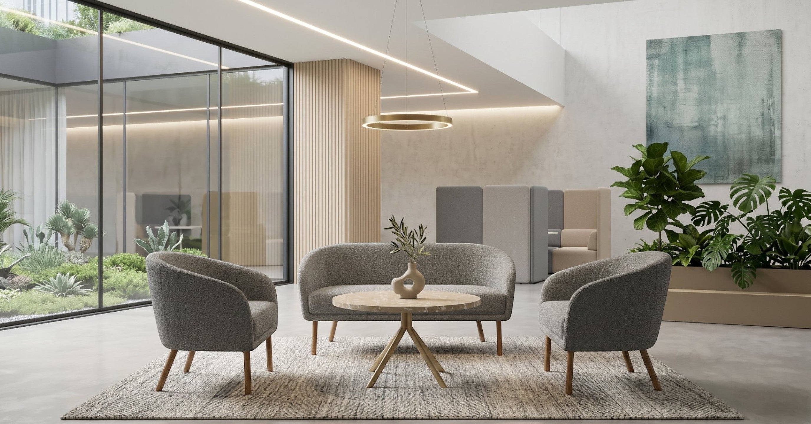 Lune Sofa – 2100mm in-situ scene - Green Loop Global