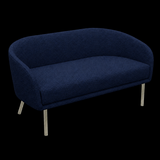 Lune Sofa – 1500mm – Natural Oak / Blue