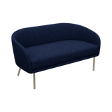 Lune Sofa – 1800mm – Natural Oak / Blue
