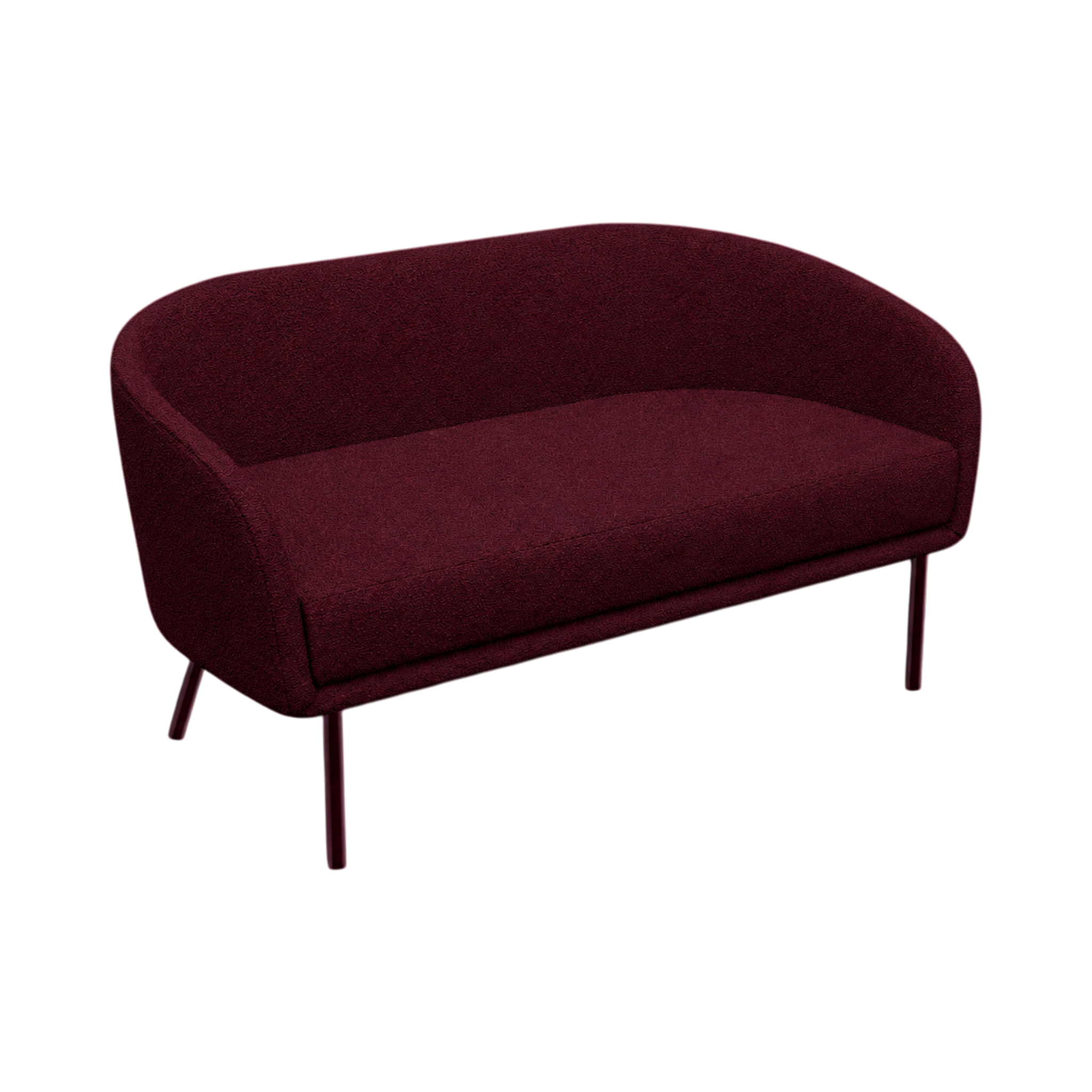 Lune Sofa – 1800mm – Tonal / Burgundy