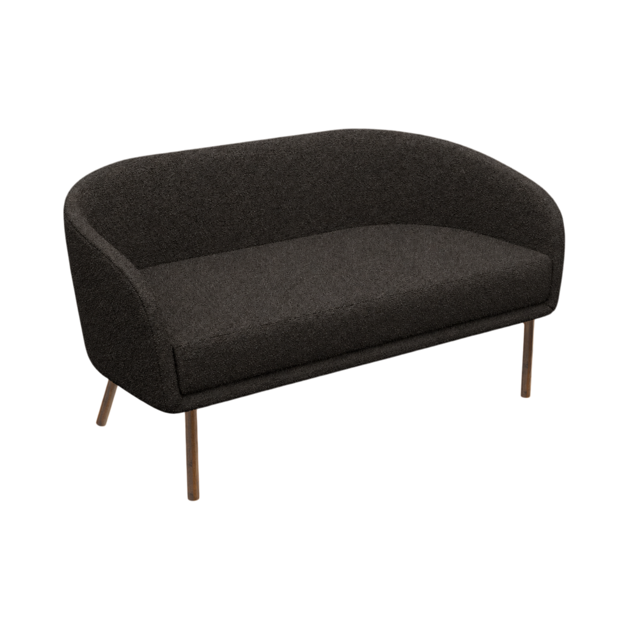 Lune Sofa – 1500mm – Walnut Oak / Charcoal