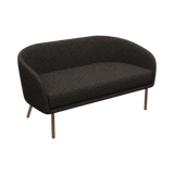Lune Sofa – 2100mm – Walnut Oak / Charcoal