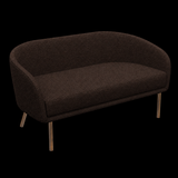 Lune Sofa – 2100mm – Walnut Oak / Chocolate