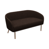 Lune Sofa – 1800mm – Walnut Oak / Chocolate