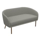 Lune Sofa – 1800mm – Walnut Oak / Grey