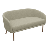 Lune Sofa – 2100mm – Walnut Oak / Oat