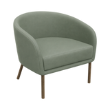 Luner Armchair – Walnut Oak / Sage