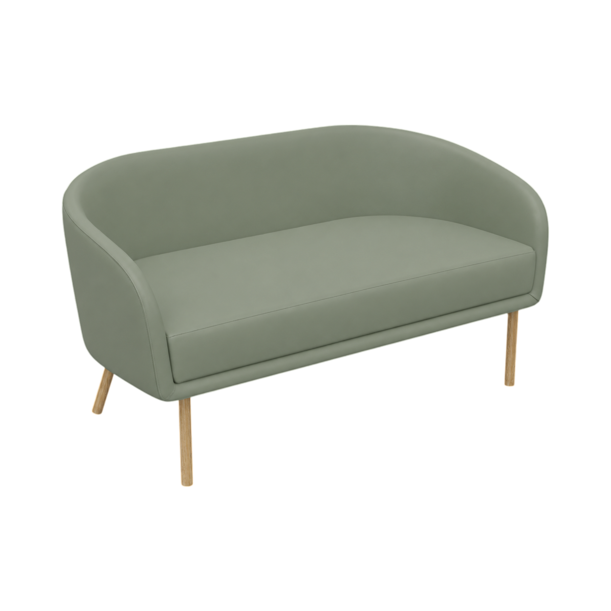 Luner Sofa – 1500mm – Natural Oak / Sage