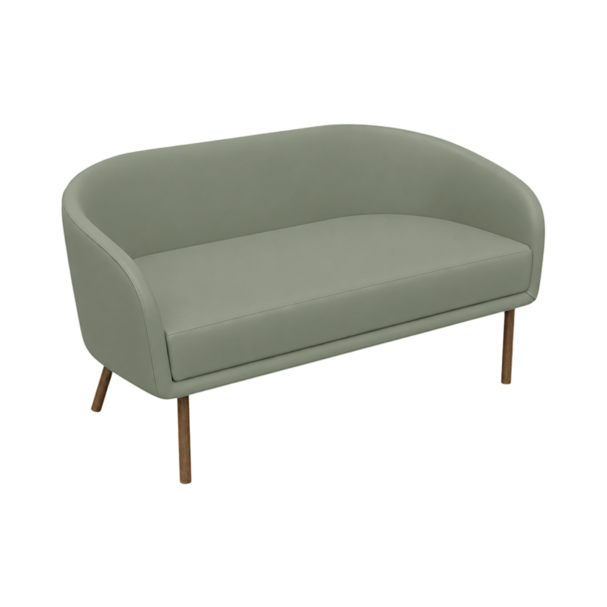 Luner Sofa – 1500mm – Walnut Oak / Sage