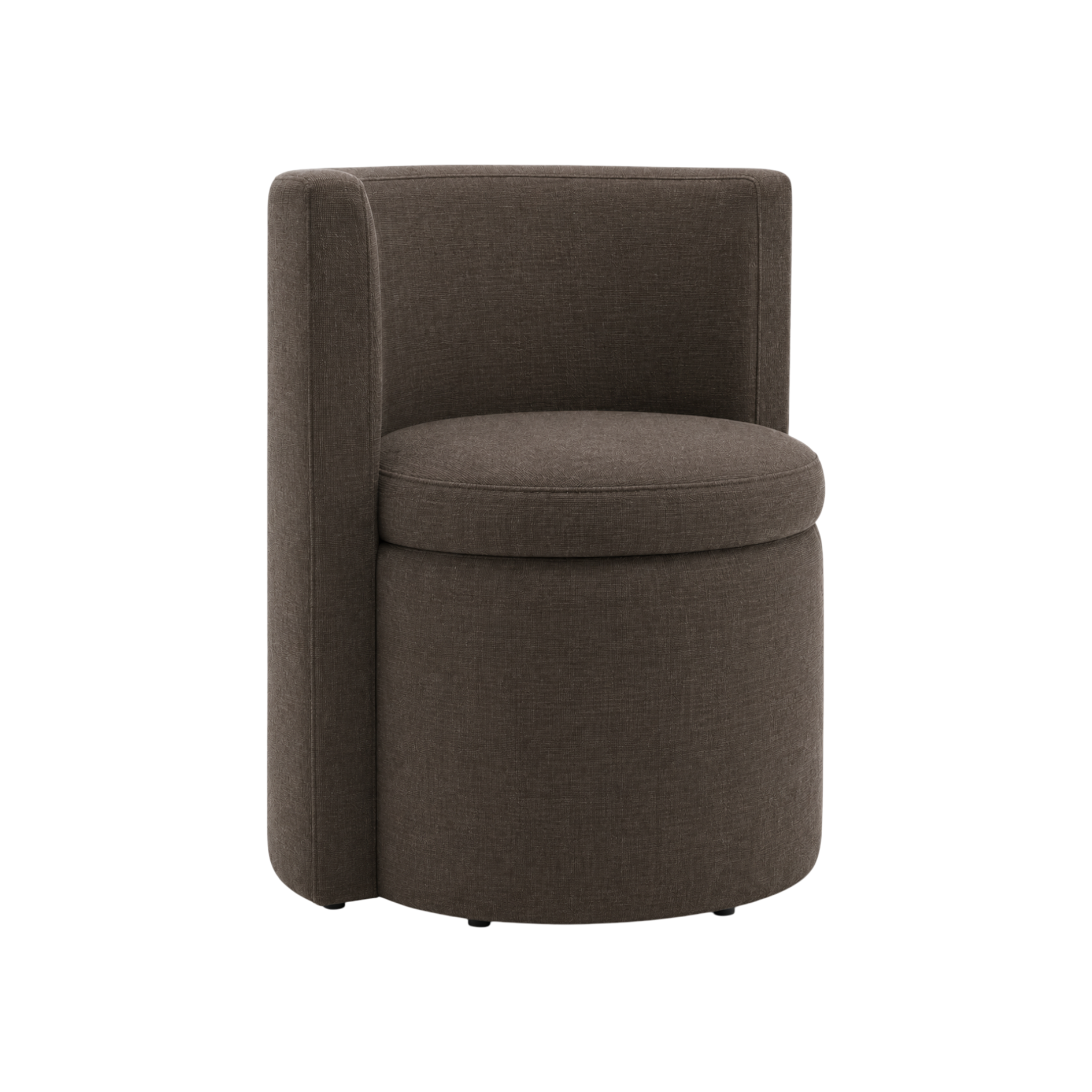 Mason Upholstered Chair – Chocolate