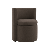 Mason Upholstered Chair – Chocolate