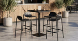Miller outdoor bar table in a bakery cafe - Green Loop Global