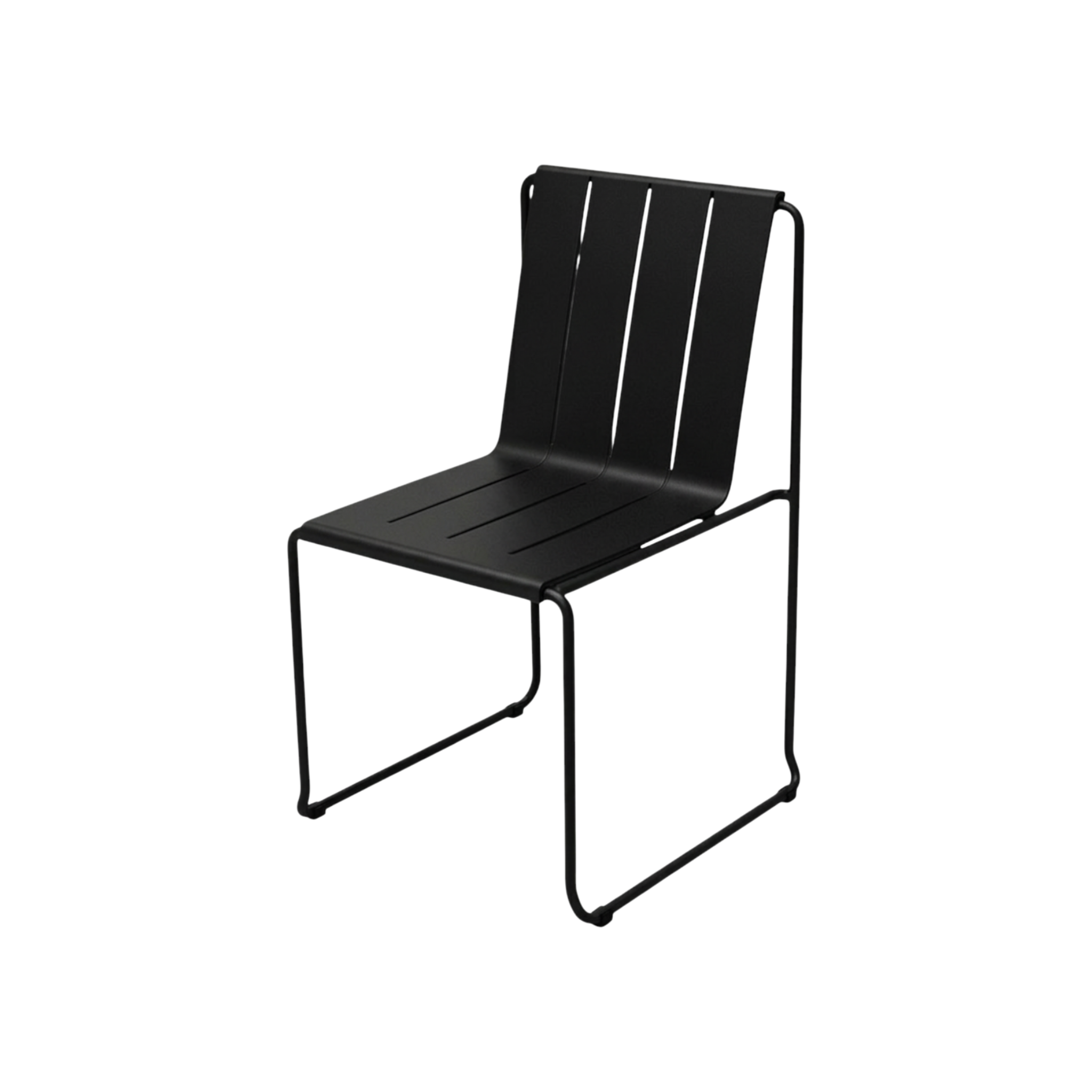 Miller outdoor dining chair – Black
